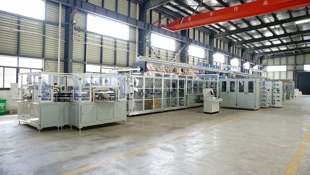 Fully Automatic Baby Nappies Manufacturing Equipment